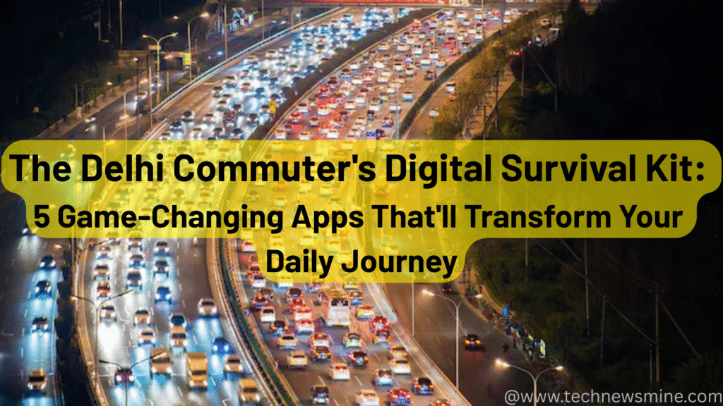 The Delhi Commuter's Digital Survival Kit: 5 Game-Changing Apps That'll Transform Your Daily Journey