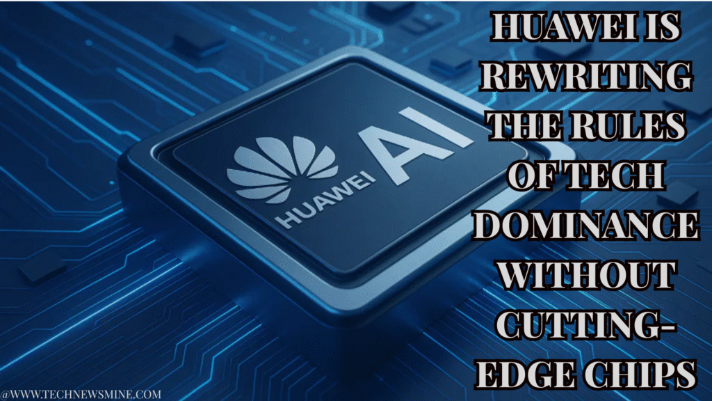 Huawei Is Rewriting the Rules of Tech Dominance Without Cutting-Edge Chips